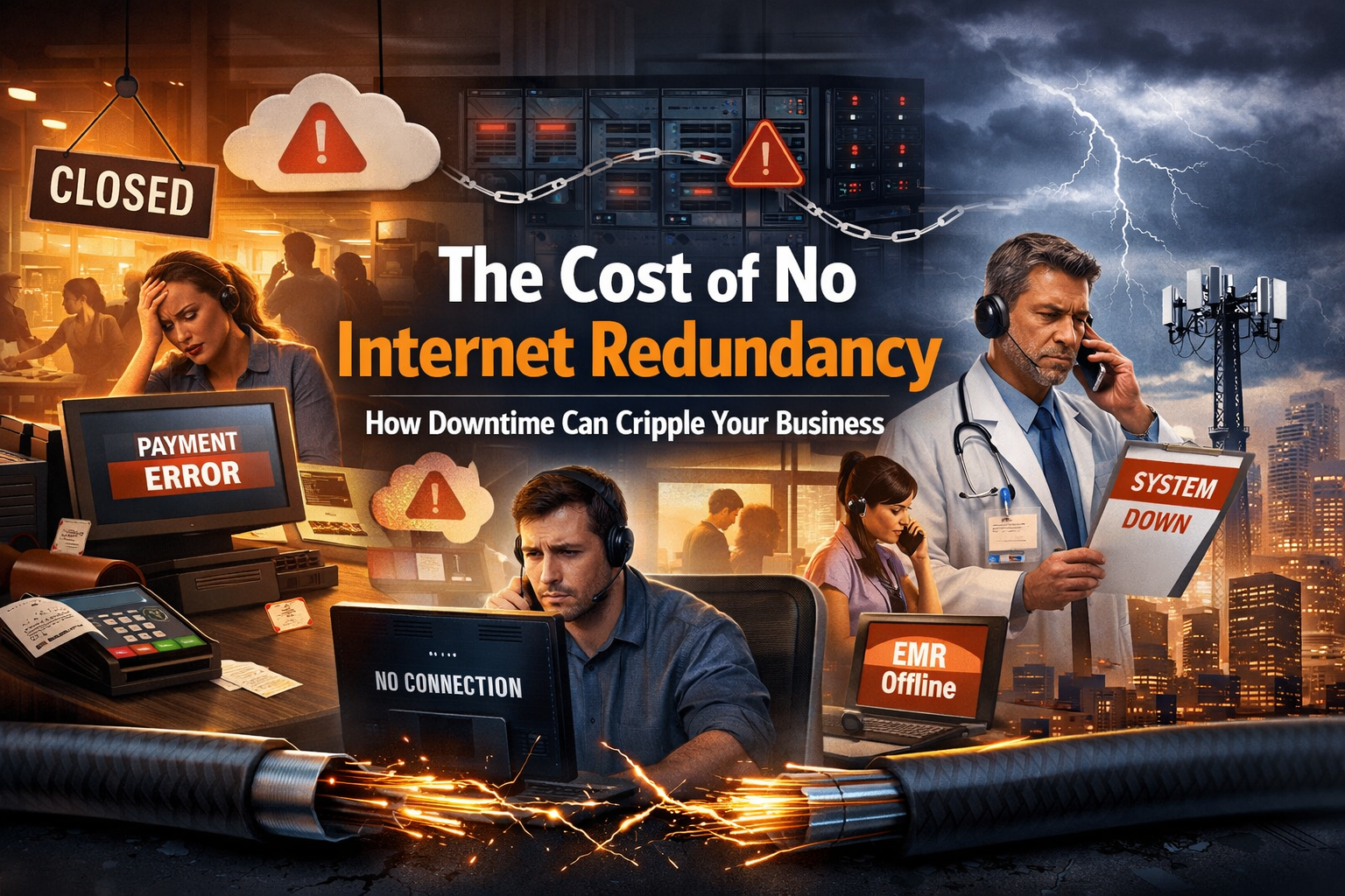 When the Internet Goes Dark: How Lack of Redundancy Can Cripple Business Operations